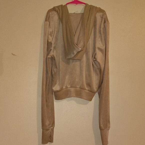 Aerie Beige Zip-Up Jacket - Picture 2 of 3